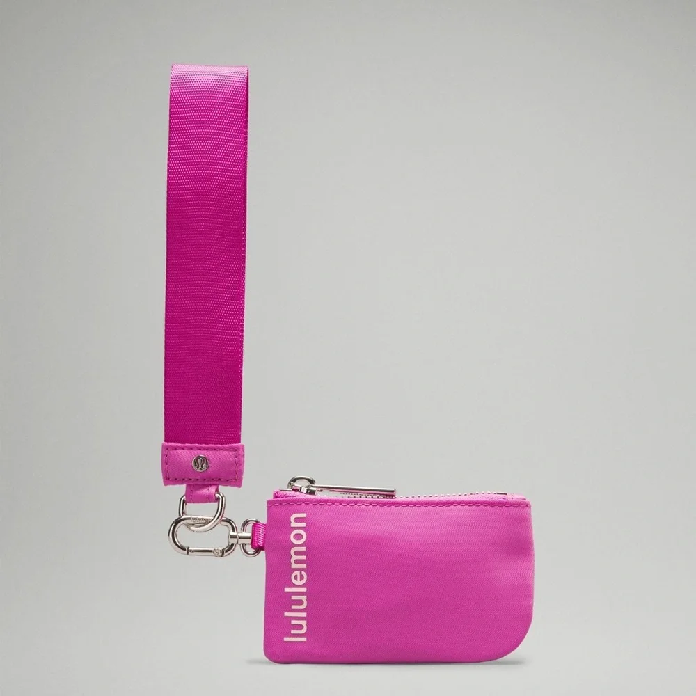 NWT 🍋 Lululemon POW Pink & Flush Pink Dual Pouch Wristlet